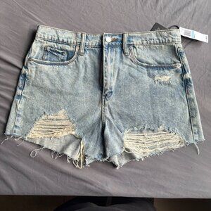 BlankNYC High Rise Denim Shorts Size 31 (US 12)